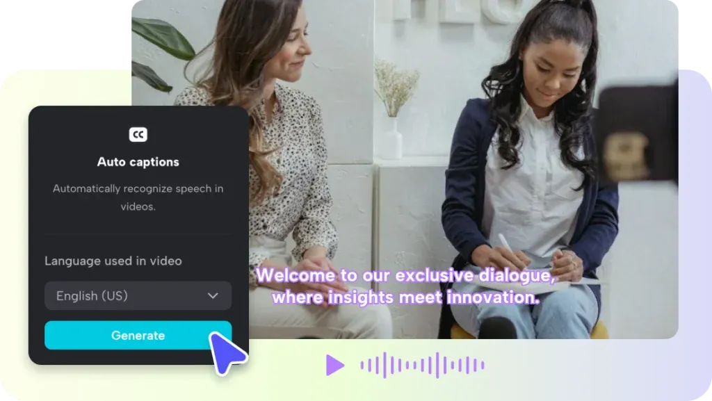 AI video generator creating professional content for creators