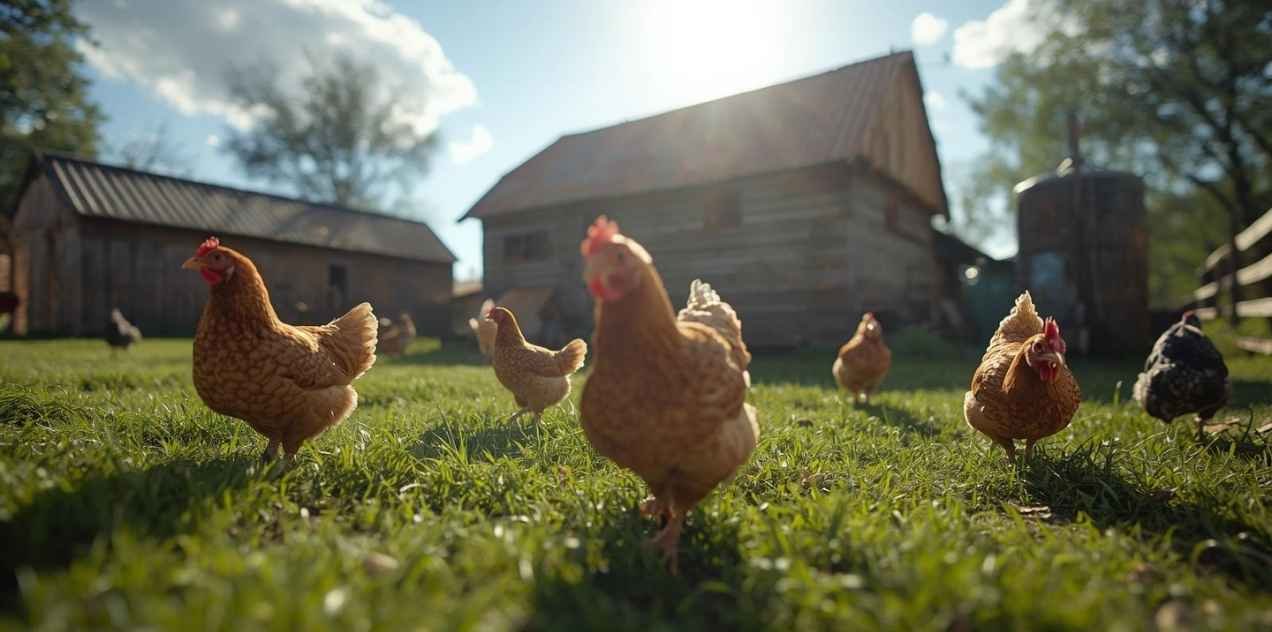 hen fur