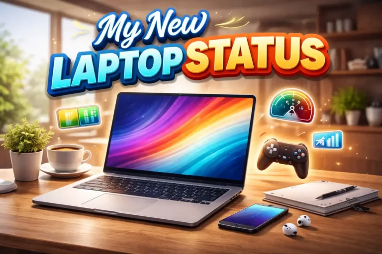 My New Laptop Status