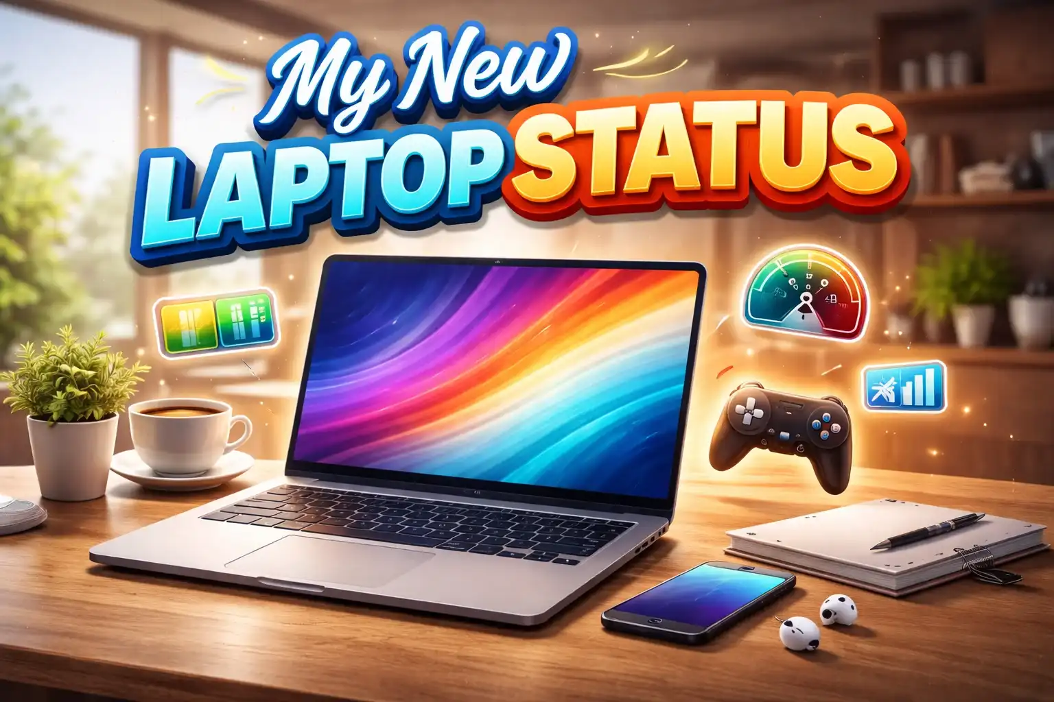 My New Laptop Status