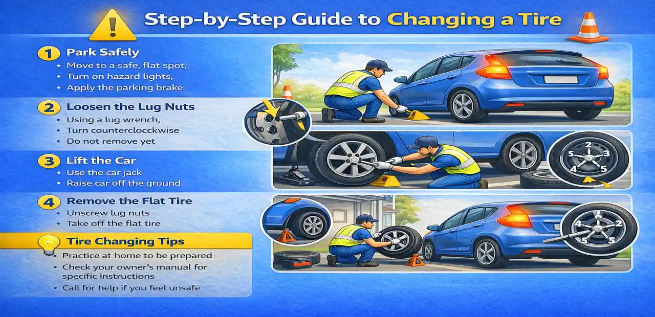 Step-by-Step Guide to Changing a Tire
