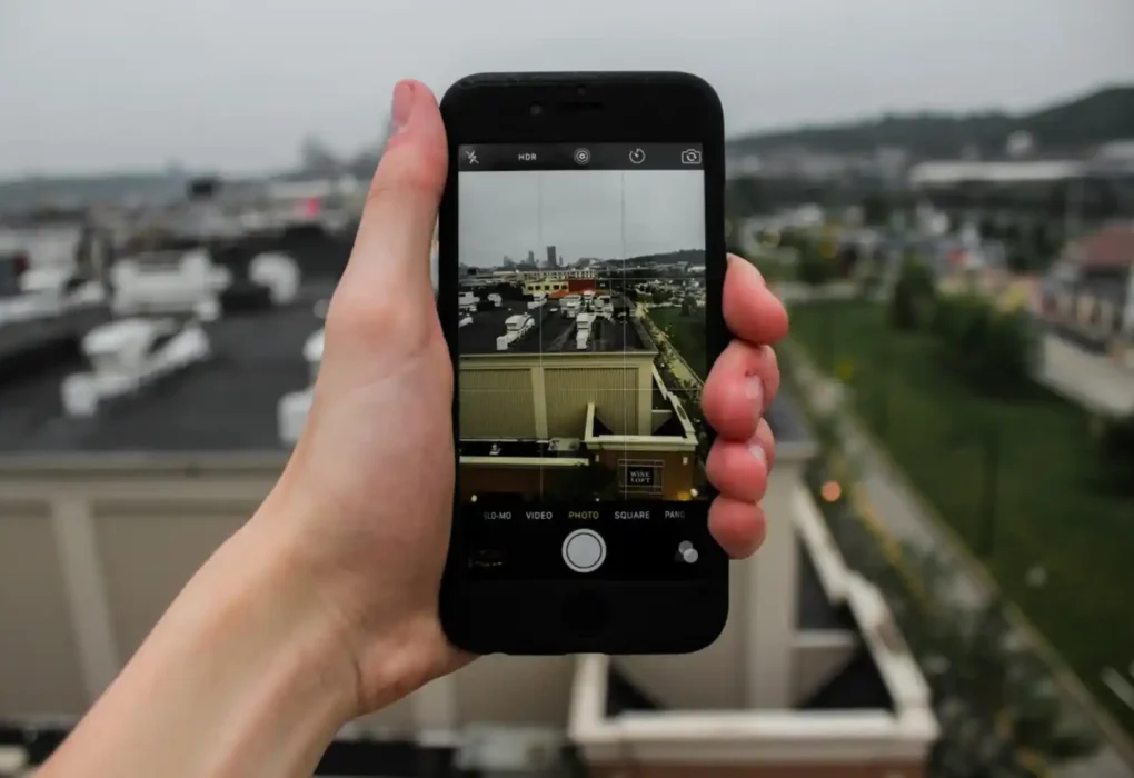 Phones for video recording capturing vlog content on smartphone