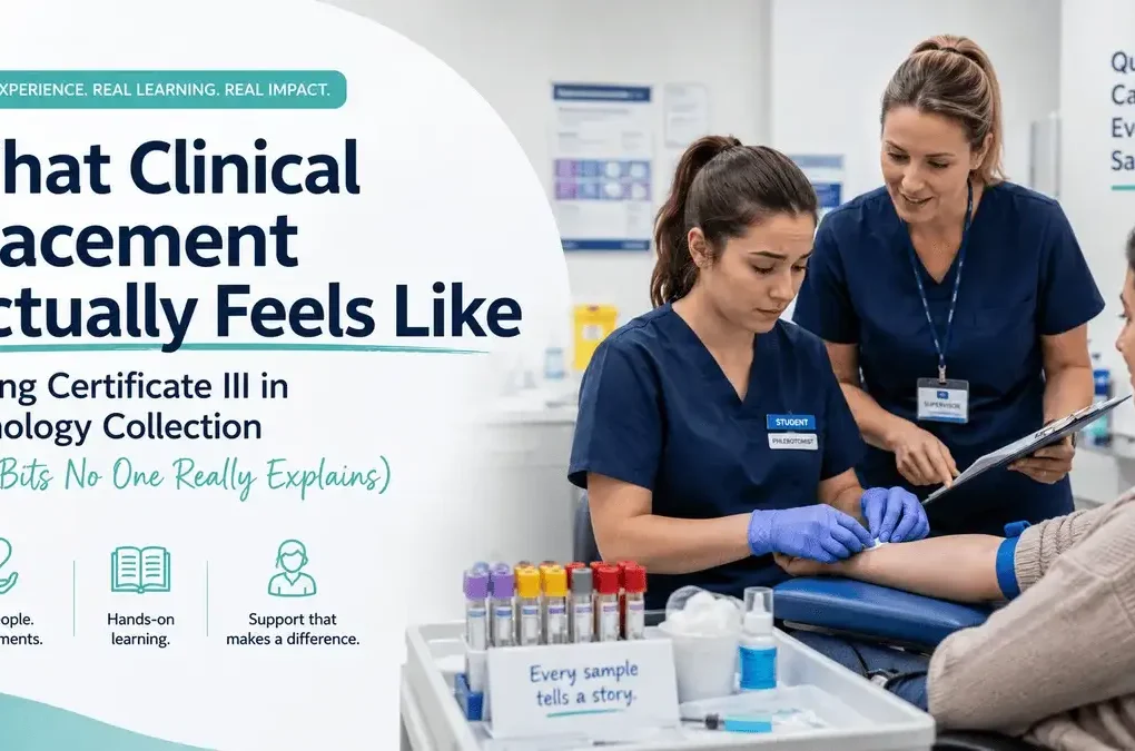What Clinical Placement Actually Feels Like During Certificate III in Pathology Collection
