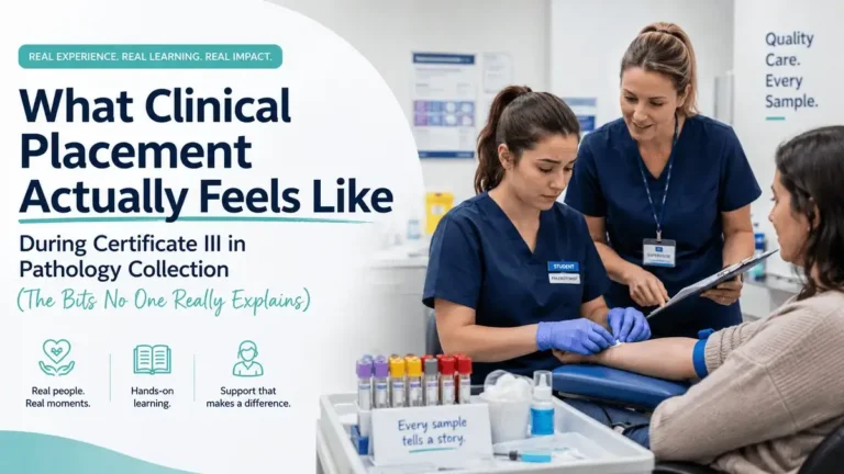 What Clinical Placement Actually Feels Like During Certificate III in Pathology Collection