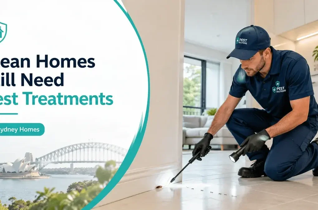 Why Clean Homes Still Need General Pest Treatments in Sydney (Even When Everything Looks Fine)