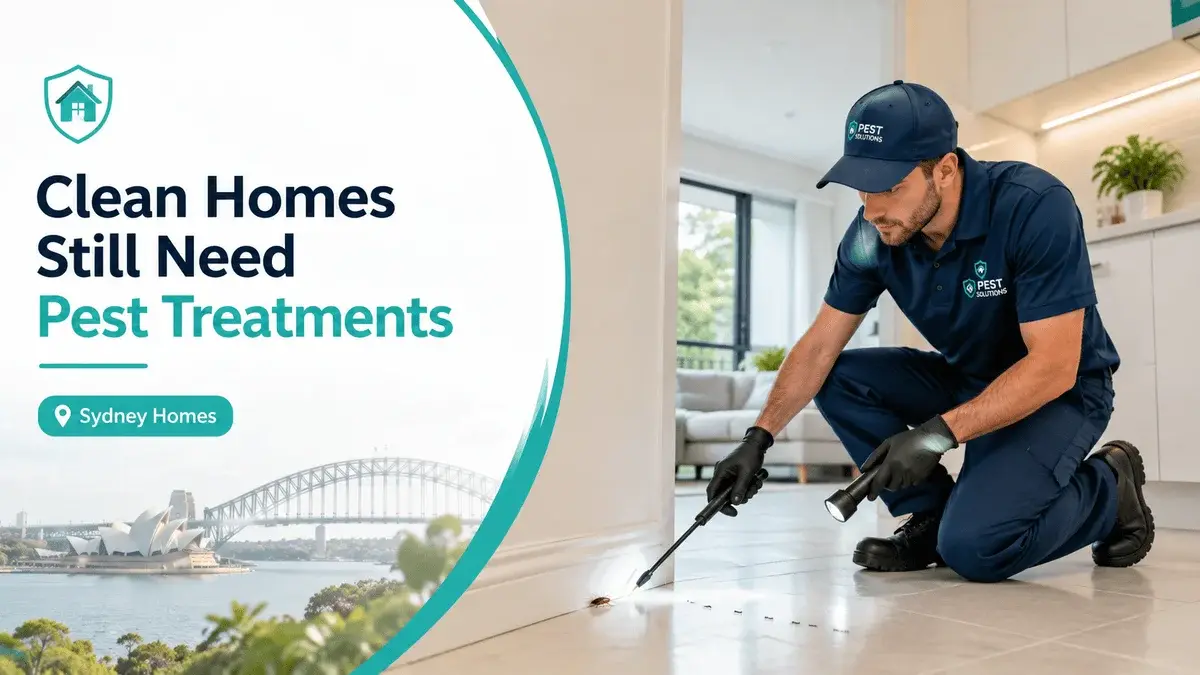 Why Clean Homes Still Need General Pest Treatments in Sydney (Even When Everything Looks Fine)