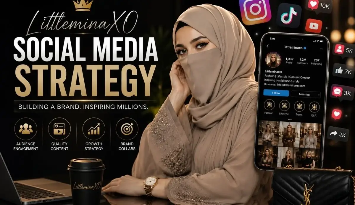 LittleminaXO social media strategy for Instagram TikTok YouTube audience growth and branding