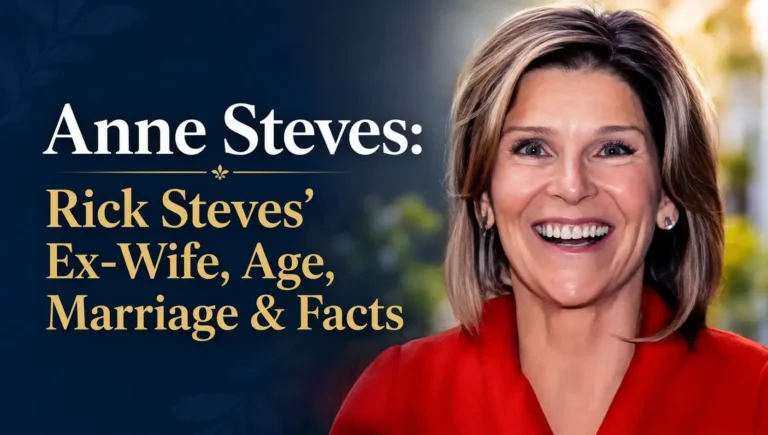Anne Steves biography feature image about Rick Steves' ex-wife, her age, marriage, and facts