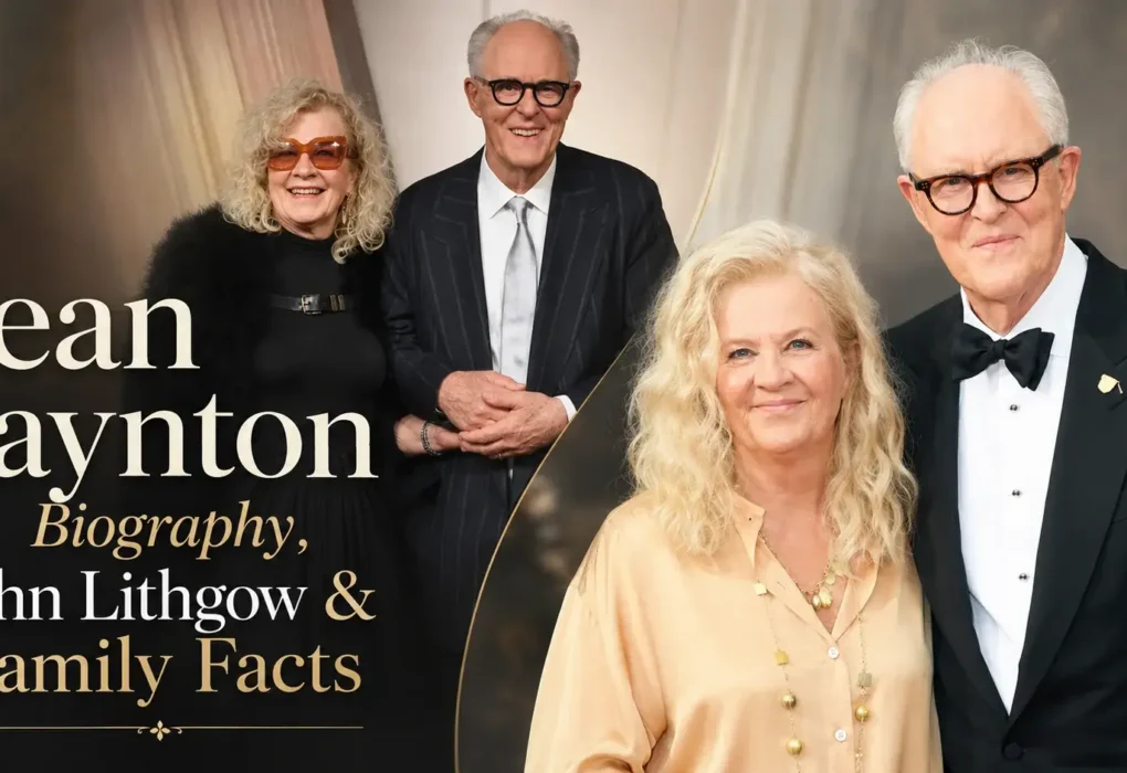Jean Taynton biography feature image with John Lithgow and family facts